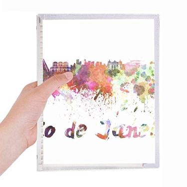 Imagem de Rio de Janerio Caderno de aquarela com folhas soltas e diário recarregável