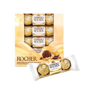 Imagem de Caixa Chocolate Avelã Ferrero Rocher 48 Bombons 600G
