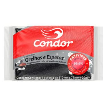 Imagem de Condor Esponja Para Grelhas E Espetos Transparente