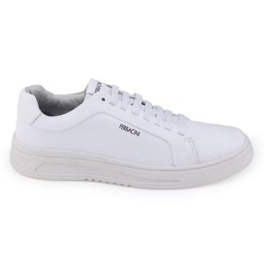 Imagem de Sapatênis Masc Ferracini Quest BA 9755 couro Branco Elástico