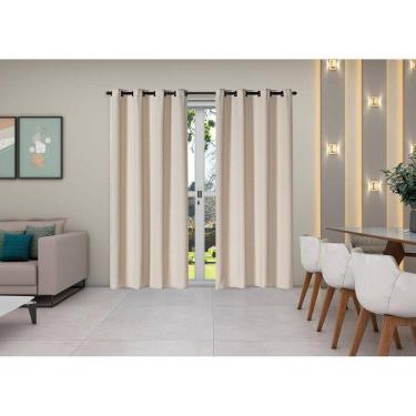 Imagem de Cortina Oxford 2,80M X 2,30M Sala Quarto Janela Cáqui