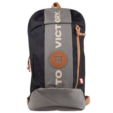 Imagem de Mochila Wilson Esportiva em Poliester Preta e Cinza 65011055BL