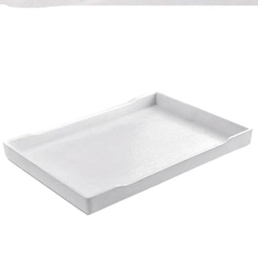 Imagem de OMEM Tigela de répteis grande para comida e água também adequada para banho (M, branca)