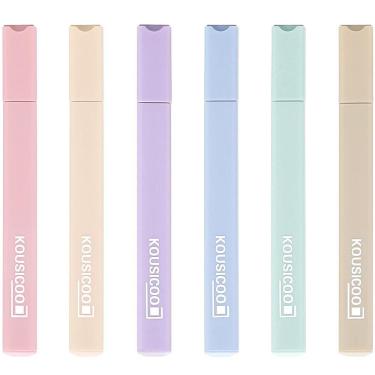 Imagem de Conjunto de iluminadores KOUSICOO Aesthetic Cute Pastel 6 cores