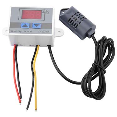 Imagem de Xh-W3005 Digital Higrômetro Switch Controller Sensor De Umidade 0~99% Ferramenta De Medição De Umidade 12v/220v Para Cozinha Doméstica(12V-preto)