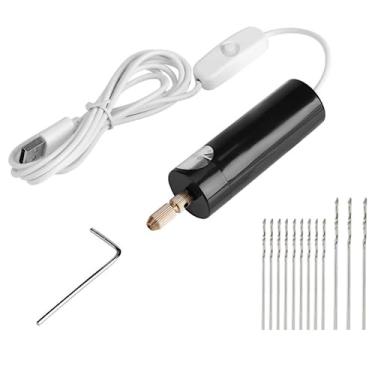 Imagem de Mini Furadeira Usb Portátil Para Artesanato Resina Madeira Jóias FlySea