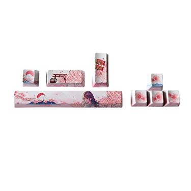 Imagem de Teclado mecânico DIY PBT OEM Direção do perfil Inserir Tecla Cinco Lados Tinta Subbed Tecla para Teclas Cherry MX Switch Pbt