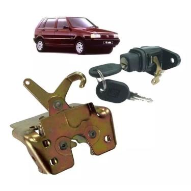 Imagem de Fechadura Interna e Miolo Botao Chave Porta Mala Uno 1996 97 98 A 2003