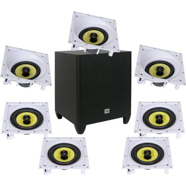 Imagem de Kit 7.1 JBL 3 cxs CI PLUS 6SA + 4cxs CI PLUS 6S + Sub CI8P