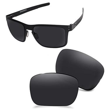 Imagem de AOZAN Lentes de reposição ANSI Z87.1 para óculos de sol Oakley Holbrook Metal OO4123 - Ônix Preto