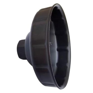 Imagem de Shonee Chave de filtro de óleo de 76 mm com 12 canais para BMW e Harley Davidson - Ferramenta de remoção de soquete de tampa de aço com 76 x 12 canais