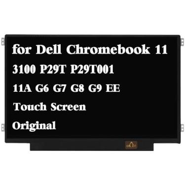 Imagem de Original para Dell Chromebook 11 3100 P29T P29T001 11A G6 EE G7 G8 EE 11MK G9 EE Touch B116XAK01.1 B116XAK01.2 N116BCN-EA1 NV116WHM-T01 LCD Substituição da Tela 40 Tela sensível ao toque Pin HD