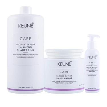 Imagem de Kit Keune Cuidado Da Cor Blonde Savior- Shampoo E Máscara De Reparação