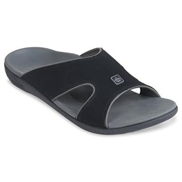 Imagem de Spenco Sandália masculina Kholo Plus Slide, Carbono/estanho, 8 Wide