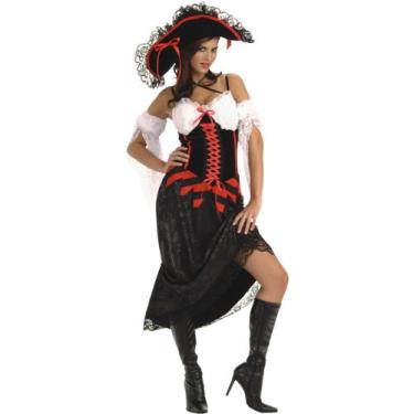 Imagem de Rubie's Fantasia de pirata da Rainha do Mar, Multi, M