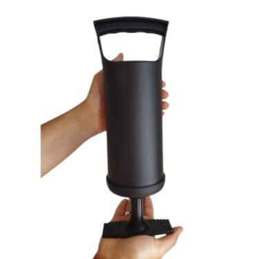 Imagem de Bomba de Ar Manual 30x8cm c/ 2 Bicos Para Vários Tipos de Infláveis, Colchões, Piscinas, Brinquedos Infláveis, Bomba Portátil, Resistente, Versátil e Multiuso Indispensável em Qualquer Casa