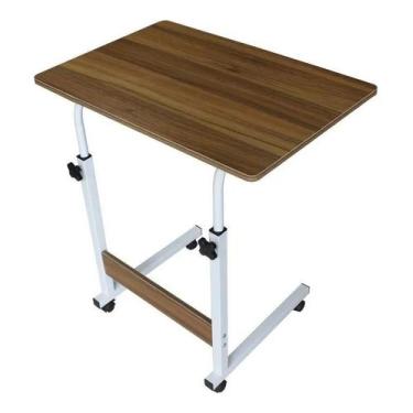 Imagem de Mesa Mutiuso Mesinha Notebook Com Altura Regulavel e Rodinhas Tablet C