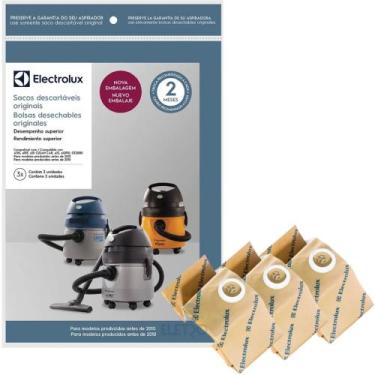 Imagem de Kit C/3 Sacos Originais Aspirador de Pó Electrolux A10 Smart, Clean Ca