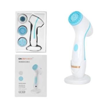 Imagem de Escova de Limpeza Facial Sônica Rotativa - Limpeza Profunda e Remoção 