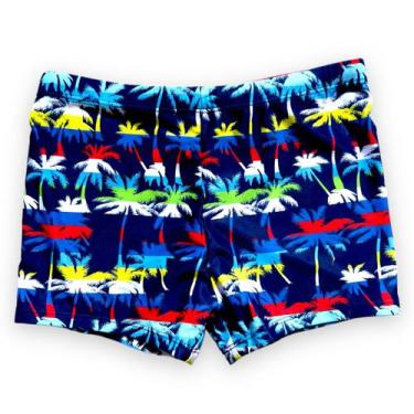 Imagem de Sunga Box Boxer Juvenil Shortinho Lisa Coqueiro Masculina - Anj Modas,