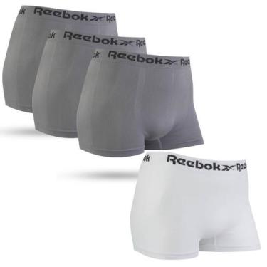 Imagem de Kit 4 Cuecas Boxer Sem Costura Confortável Reebok, GG