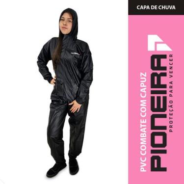 Imagem de Capa Chuva Pioneira Combate Impermeavel Motoqueiro Com Capuz - Pioneir