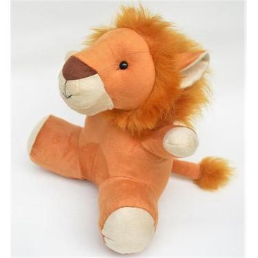 Imagem de Leão de pelúcia animal de safári 30 cm - Elza Lemos