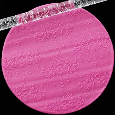 Imagem de Rolo de Massa Ylic de para Assar - Rolo de Massa e Pastelaria, Ideal para Bolos, Fondant e Argila - e Fácil de usar! (Lustre 52002)