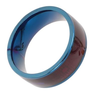 Imagem de Generic Novo anel inteligente NFC 2024 para chip universal Ntag213, reescrita de dedo inteligente à prova d'água, detecção completa para celular (azul), Genericcdpygxeo7f-11