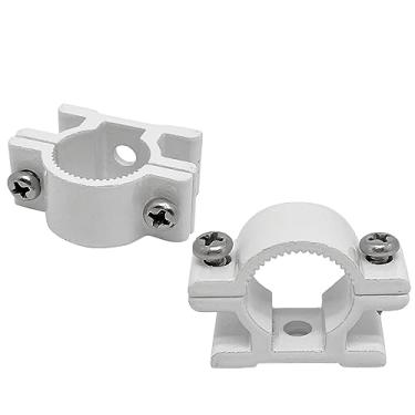 Imagem de 4 peças de clipes de tubulação de água, grampo de tubo de alumínio montado na parede, fixador de grampos C, para tubos de diâmetro externo de 18 mm/0,7 pol (1418)