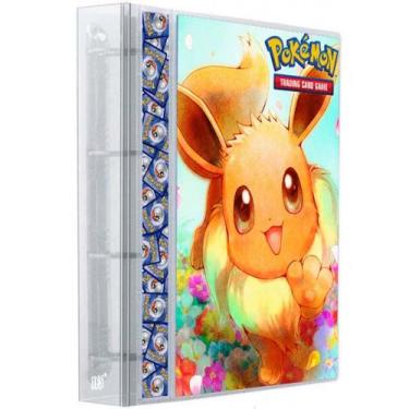 Imagem de Pasta Fichário Álbum Cristal Cartas Cards Pokémon Com 30 Folhas 9 Bols