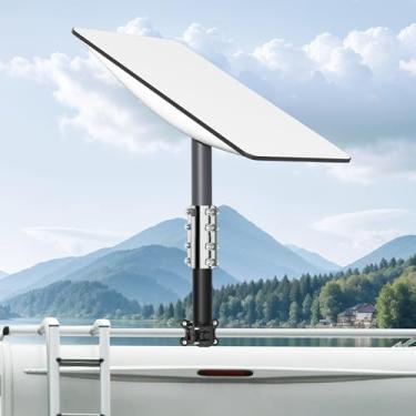 Imagem de Starlink Gen 2 RV Suporte de escada, kit de montagem de poste Starlink para Starlink Internet Kit Satélite, compatível com Starlink Standard Atuado e Pratos de Alto Desempenho