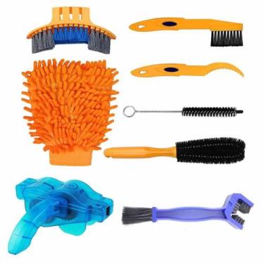 Imagem de Kit de Escovas de Limpeza com 8 Peças H1833 Lava Bike  - A8