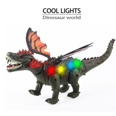 Imagem de Dinossauro com Asas Anda Bota Ovo Som, Luz e Movimento Projetor de Ima