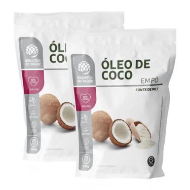 Imagem de 2x Óleo de Coco em Pó Fonte De MCT Alquimia da Saúde 250g, Coco