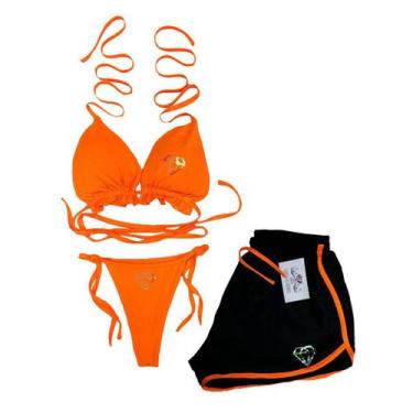 Imagem de Biquíni Cortininha com bojo - estampa tornasolada - Gringas Model, Lar