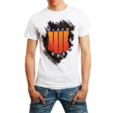 Imagem de Camiseta Call of Duty Black Ops Games Jogos Lançamento - DESIGN CAMISE