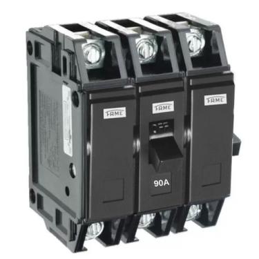 Imagem de Disjuntor Nema Preto 10A, 15A, 20A, 25A, 30A, 35A, 40A, 50A, 60A, 70A,