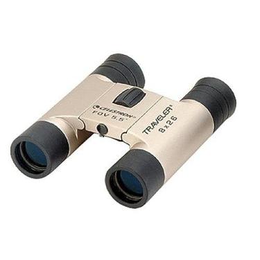 Imagem de Celestron Binóculos compactos resistentes à água Traveler 8X26