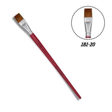 Imagem de Pincel Chato Reto 181-20 Pelo de Boi Tigre