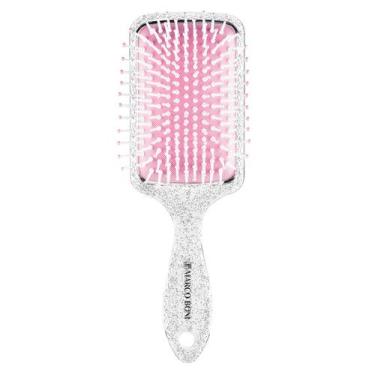 Imagem de Escova De Cabelo Raquete Média Coleção Diamond Marco Boni, Rosa