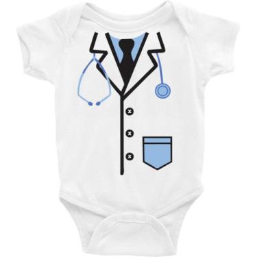 Imagem de Body Bebê Infantil Pequeno Doutor Médico Doctor - IDEIA INCRÍVEL, M