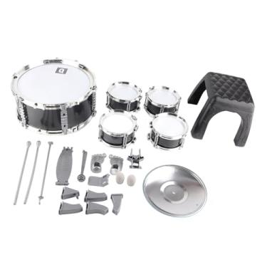 Imagem de Conjunto de Bateria Infantil, Instrumento Musical Educacional, Brinquedo de bebê, Jogo de Ritmo, 3 Anos ou Mais, Preto (586-104 preto)