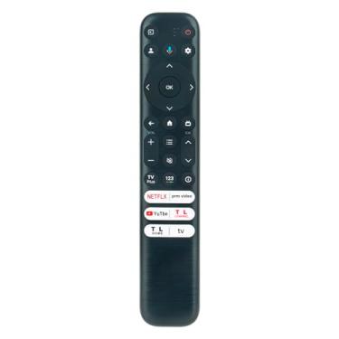 Imagem de Controle remoto de voz substituído RC813 FMB1 adequado para TCL Q Series QM850G Google TV 65QM850G 75QM850G/Q6 Series QLED 4K Smart Google TV 75Q650G 85Q650G 85Q650G 75Q650G 75Q650G 65Q650G 850G, 6