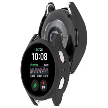 Imagem de Capa Protetora Case Sem Pelicula Embutida Marca 123smart Compativel Com Galaxy Watch 7 40mm Sm-l300 L305 (Preto, 40mm)