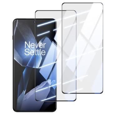 Imagem de Foluu [Pacote com 2 protetores de tela para OnePlus 13, vidro temperado [adesivo completo] [cobertura total] [sem bolhas] HD transparente de alta resposta para OnePlus 13 5G 2025