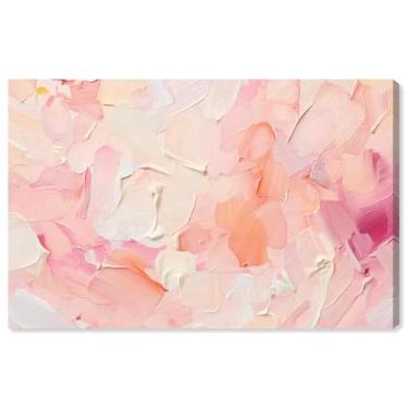 Imagem de Art Remedy Arte abstrata pastel em tela Blush Coral Lands, envolto em galeria, 61 cm x 40 cm