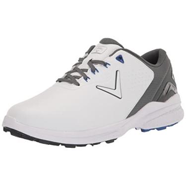 Imagem de Callaway Tênis de golfe masculino Monterey Sl, Branco/Cinza, 43