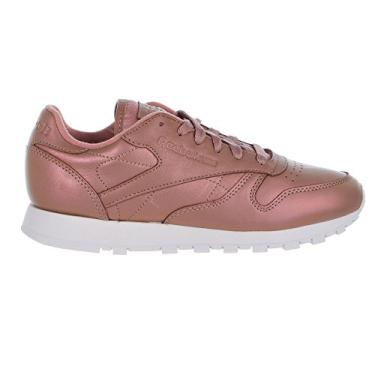 Imagem de Reebok Classic Leather Pearlized Shoes - Rose Gold/White - Womens - 10