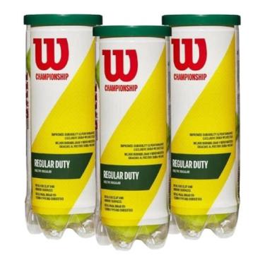 Imagem de Bola de Tênis Wilson Championship Regular Duty (Pack C/3 Tubos)